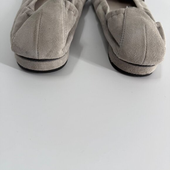 Kennel & Schmenger Gray Suede Womens Loafers With Rhinestone Buckle - Picture 8 of 10